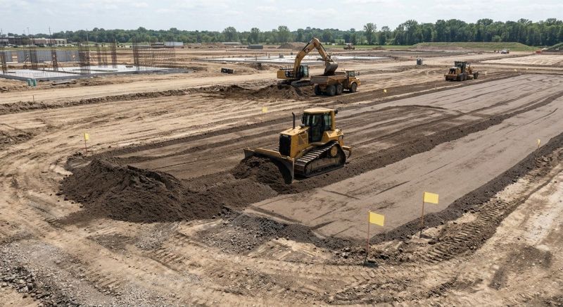Parking Lot Excavation in Acworth, GA