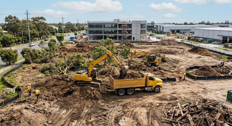 Commercial Land Preparation in Houston, TX