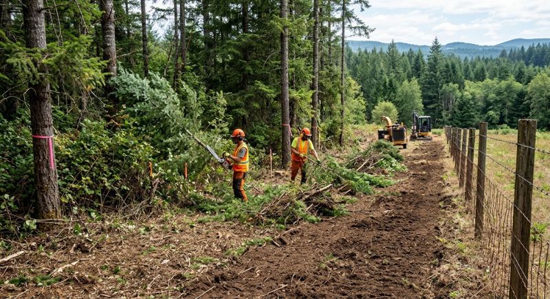 Easement Land Clearing in Atlanta, GA
