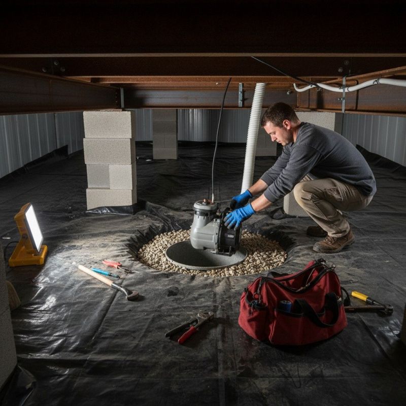 Ejector Pump Installation in West Des Moines, IA