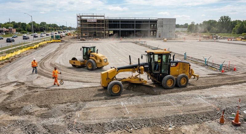 Parking Lot Excavation in Acworth, GA