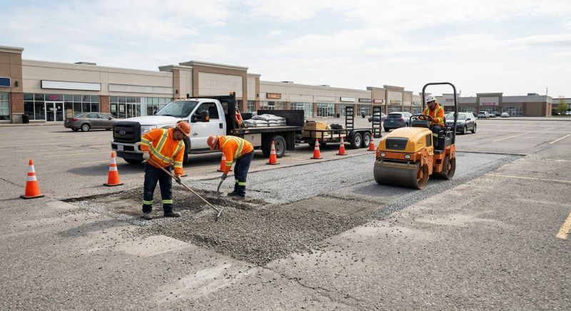 Parking Lot Leveling in Davis County, UT