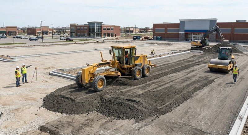 Parking Lot Leveling in Houston, TX