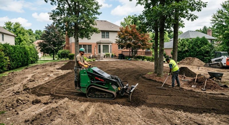 Yard Sloping in Houston, TX